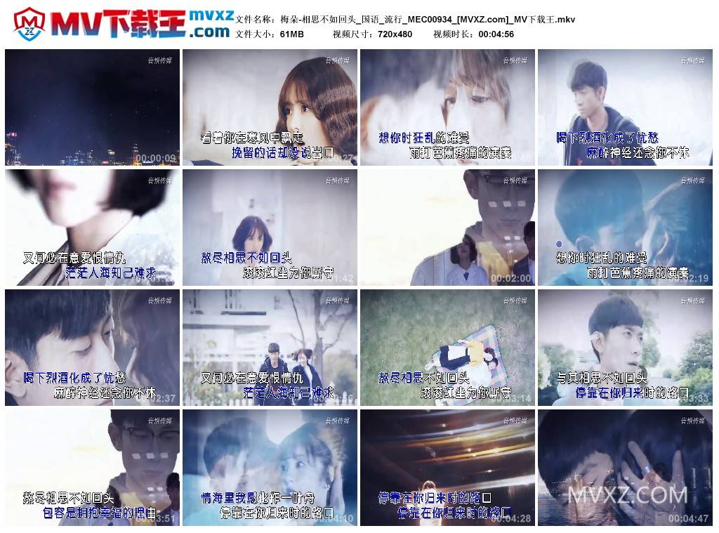 梅朵-相思不如回头_国语_流行_MEC00934